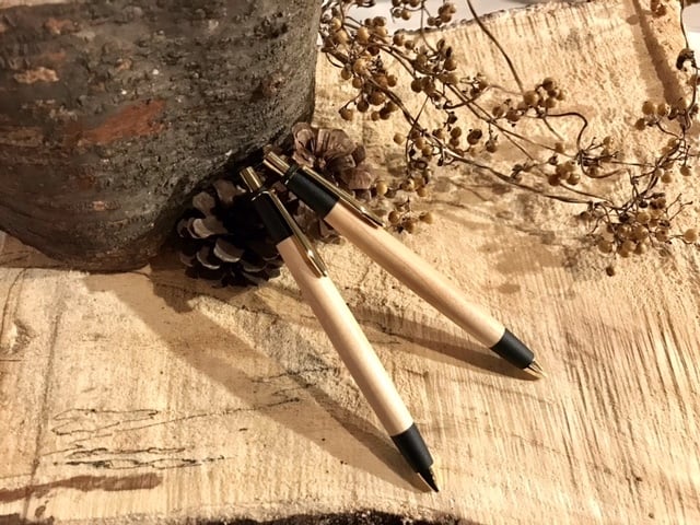 木軸シャープペン・ボールペン　メープル